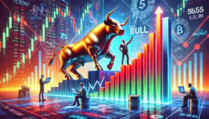 bull-market-symbool-opwaartse-markt